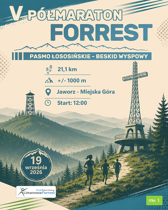 banerek V Półmaraton Forrest